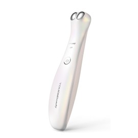 TOUCHBeauty EMS Eye Massager,Anti-Aging Eye Massager with with Microcurrent and Heating, Smooth Fine Lines,Reduce Puffiness and Dark Circles, Double Contact Anti-Fatigue Eye Massager 1883
