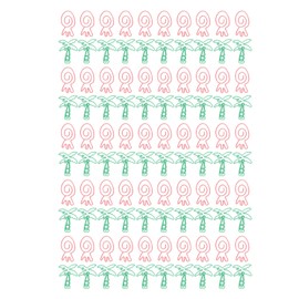 100pcs Paper Clips Portable Mini Electroplating Green Tree Pink Strawberry Shape Metal Paper Clips for Office