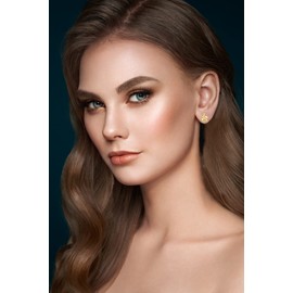 IDB Stainless Steel Small Snake Stud Earrings - Approx. 3/8 inch (0.4" / 10mm) - Super Cute Dainty Reptile Studs in Gold | Silver | Multicolor | 3 Pair Pack, 0.4 inch, Stainless Steel, No Gemstone