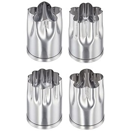 Kanda Kan 082008 Vegetable Cutter, Set of 4, Small, Four Seasons, Flowers, Made in Japan, Bento Box, Confectionery