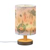 Oarencol Bedside Table Lamp Turtle Sea House Flower Nightstand Lamp
