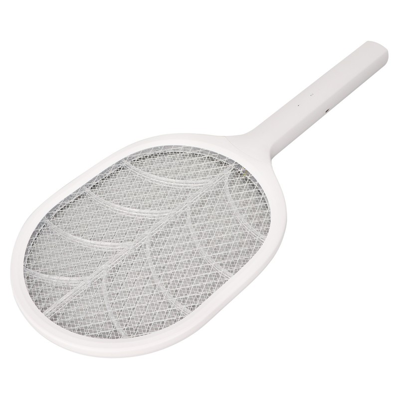 Electric Fly Swatter USB Charging Purple Light 3 Layers Safety