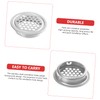 TEHAUX 20pcs Vent Cover for Cabinets Wardrobes and Furniture Durable