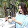 PULUZ Rabbit Cage Tripod Metal Mount with Ring Light Mic