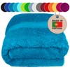 Lashuma Linz XXL Beach Towel Bath Towel Blue Petrol 70