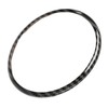 Steering Wheel Emblem Ring Carbon Fiber Look Simple Cool Replacement