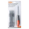 HDX 012319 4-1/2" Interchangeable Blade Screwdriver Set (9 Reversible Blades