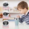 MultiOutools 4 Pack Kids Cups with Straws and Lids, 12oz