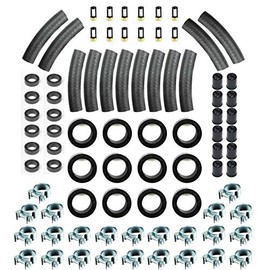 Fuel Injector Repair Kit - V12 XJS 5.3L 1981-1991 Hoses, seals, pintle caps
