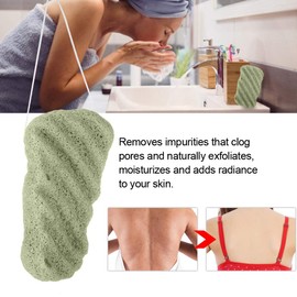 Konjac Sponge, Normal Body with Sling, Large Size, Removes Cleaning Tool, Konjac Sponge, Face Care, Flutter Natural, Personal Shape, Cleaning, Exfoliating