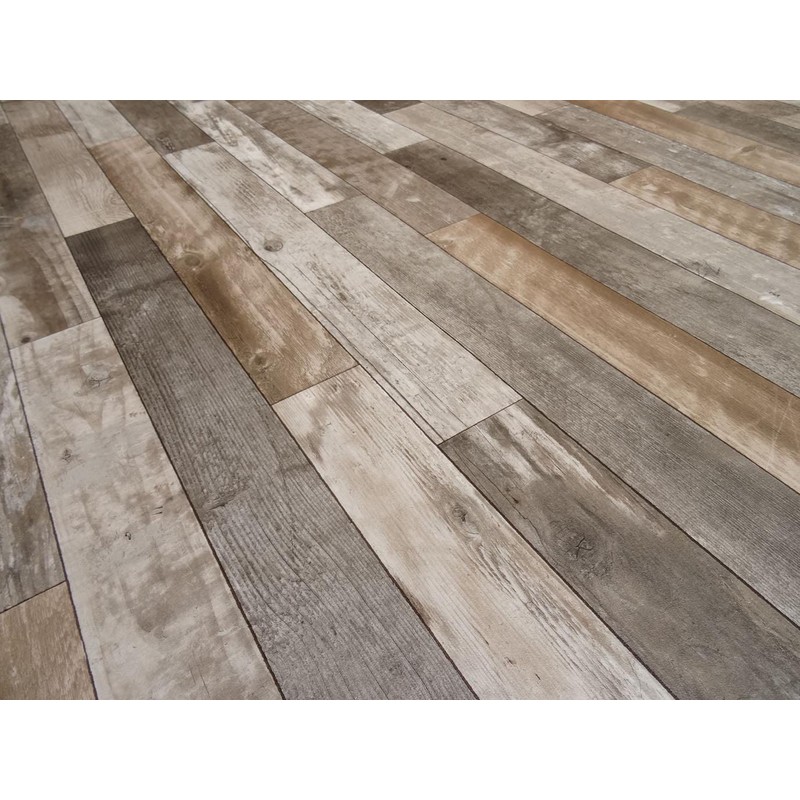 PVC flooring in distinctive wood design