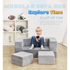 Elftopia Modular Kids Sofa,Toddler Couch Foam Armchair for Kids, Children