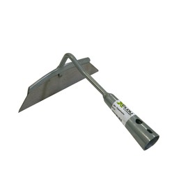 Xclou Garden Beet Hoe, Steel with Powder Coating, Garden Hoe Pulling Hoe with Approx. 20 x 18 x 9 cm, Silver
