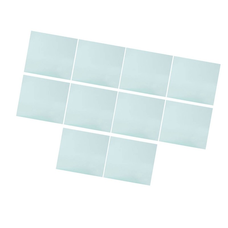 10Pcs 138x122mm Welding Helmet Transparent Protective Plate Spare Lens Industrial