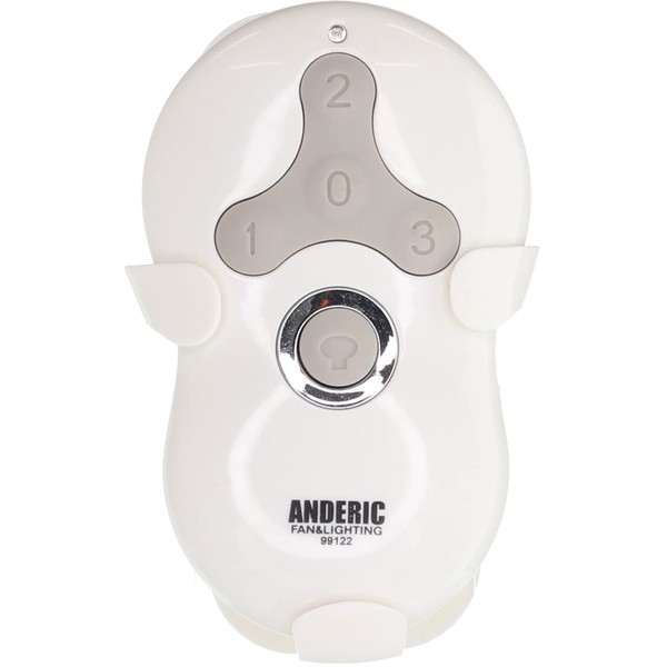 Anderic Ceiling Fan Remote Control (Remote ONLY) for Hunter 99122 & 99123 - Only Works to Replace Hunter 99122 & 99123 Remote Controls - Works only with Hunter Receivers 99122 & 99123