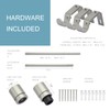Byondeth Curtain Rods for Windows 16 to 88 Inches Adjustable