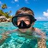Kids Full-Vision Swim Mask for Pool Practice – Anti-Fog Polycarbonate