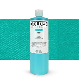 Golden : Fluid : Acrylic Paint : 473ml (16oz) : Teal III