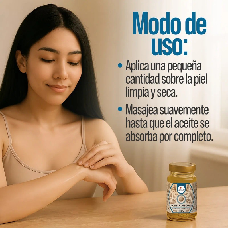 Aceite Corporal Hidratación Aceite De Coco Ga Tlali 120g