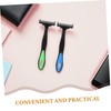 FOMIYES 4pcs Portable Razor for Men for Hair Removal Lightweight