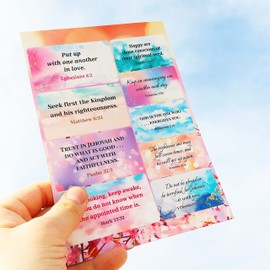 VERSAINSECT Bible Verse Labels - 90 Labels (90 Verses) - JW Premium Stickers - Jehovah's Witness Pioneer Gifts