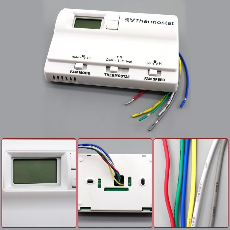 83303362 Termostato digital, termostato Rv Heat/Cool T-Stat pared compatible con