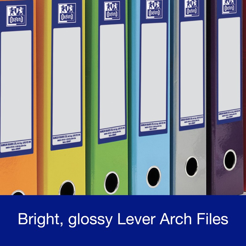Oxford Premium A4 Light Green Single Lever Arch File Heavy