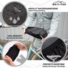 White Peak® set of 2 waterproof saddle covers, bike seat