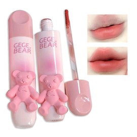 Gege bear Girly Heart Soft Matte Lip Gloss Slip Mad Lipstick 05# Red Pomegranate