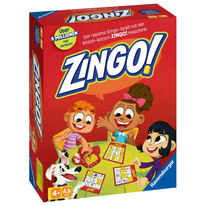 Ravensburger 22354 Zingo! Children's Game from 4 Years, for 2-6