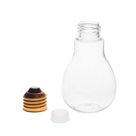 Creative Hobbies 24 Pack Clear Plastic Fillable Light Bulbs for Candy, Weddings