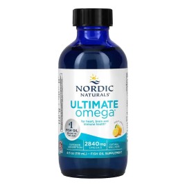Nordic Naturals Suplemento Ultimate Omega Líquido, 2840 mg de Omega, 4 fl oz (119ml) sabor limón