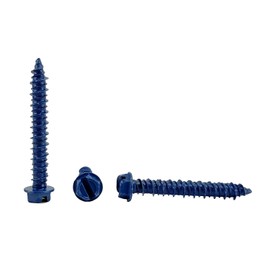 Hex Head Concrete Screw Anchor (1/4 x 1-3/4") 100 Pieces with Drill Bit (Miami-Dade Compliant) Chenango Supply
