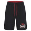 Lonsdale Herren Beachshorts Normale Passform Ventnor, Black/Red/White, S