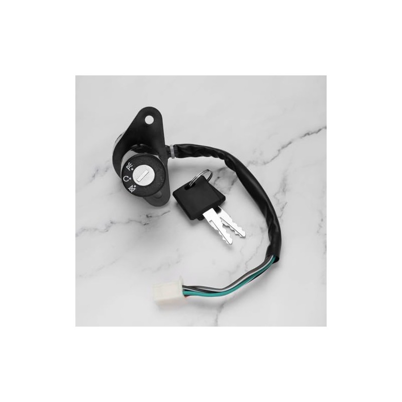 ECSiNG Set of 2 Motorcycle Ignition Switch with 6 Wires