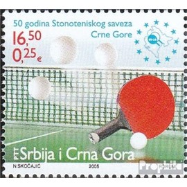 Yugoslavia 3243 (complete.issue.) unmounted mint/never hinged ** MNH 2005 Table Tennis (Stamps for collectors) Tennis/Tabletennis