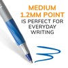 BIC Round Stic Grip Xtra Comfort Ball Pen, Medium Point