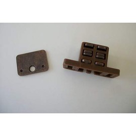 Extra Strong, High Magnetic Catch (2 Pk) - Brown/Bronze