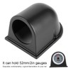 52mm 2in Single Hole Gauge Mount Holder Cup Universal Black