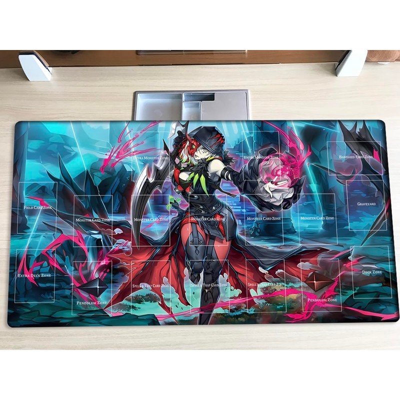 New Mlikemat Playmat Diabellestarr The Dark Witch TCG CCG OCG