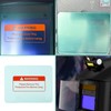 16Pcs Protective Cover Lens Welding Helmet Transparent Protective Sheet Welding