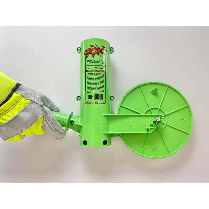 Mingo Marker Firewood Measuring Tool,Includes 6-12-24" and 16" Marking Wheels