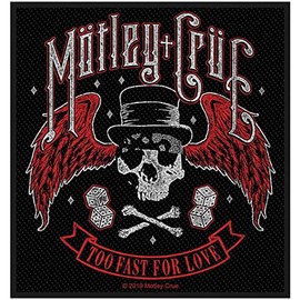 Motley Crue - Too Fast For Love Patch 9cm x 10cm