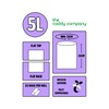 The Caddy Company 5 Litre (5L) Compostable Caddy Bin Liners,