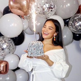 Birthday Earrings for Women Enamel HAPPY BIRTHDAY Dangle Earrings Beaded Stud Letter Drop Earrings Birthday Party Jewelry Gift, Zinc, No Gemstone