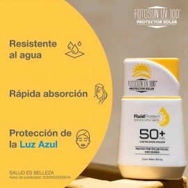 Fotosun Uv 100 Protector Solar 50+ Kit: Fluid + Solar Brush