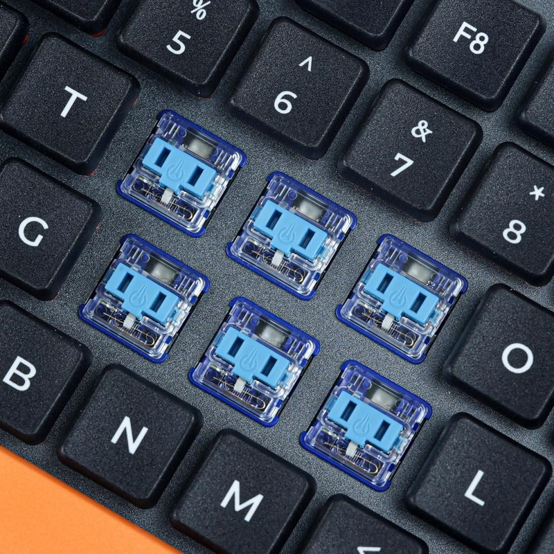 Kailh PG1350 Choc V1 Linear Mechanical Keyboard Switches,25Pcs Low Profile