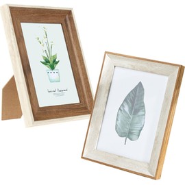 6x4 Photo Frames, Picture Frame with Glass Front, Table Top Wall Mount Multicolor Picture Frames, 6 x 4 picture frame for Birthday Wall Desk Display Decor Christmas Family Friends Gifts, 2 Pack