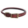 Mendota Pet Leather Rolled Collar - Dog Collar - Made