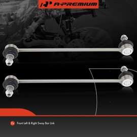 A-Premium 2 x Front Sway Bar Links Stabilizer Bar Links, Compatible with Volvo XC60 2010-2017, S60 2011-2018, S60 Cross Country 2016-2018, XC70 2008-2016, S80 2007-2016, V60 (Cross Country), V70